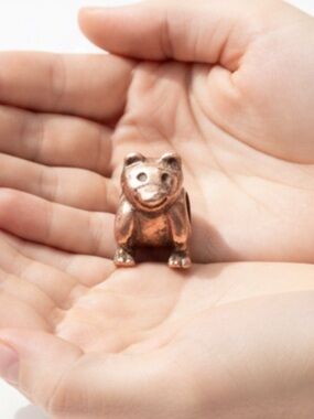 Teddy bear charm fits Pandora sterling silver